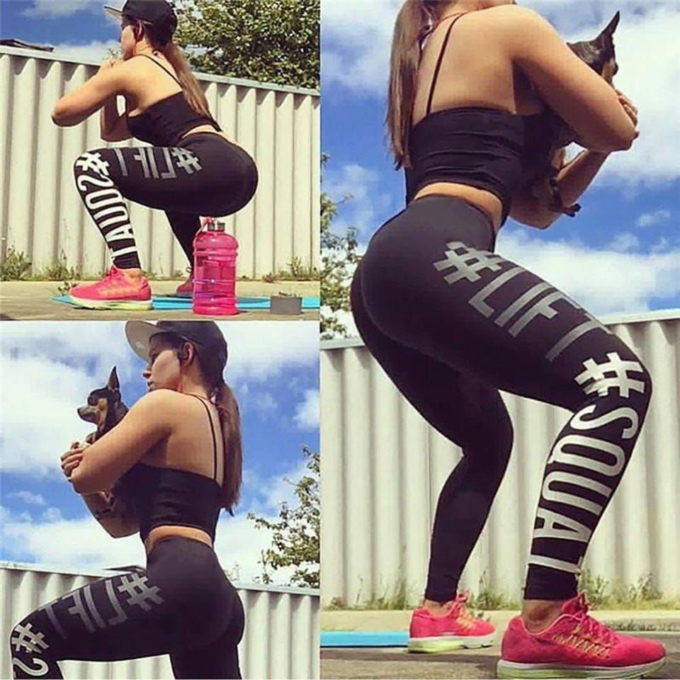 Lift Push Up Hips Workout Fitness Leggings Slim - Easy Pickins Store