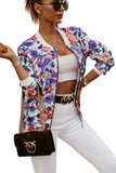 Lightweight Zip Up Stand Collar Bomber Jacket - Easy Pickins Store