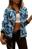 Lightweight Zip Up Stand Collar Bomber Jacket - Easy Pickins Store