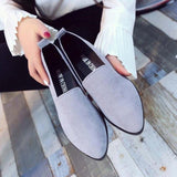 Loafers Casual Suede Slip on Boat Comfortable Ballet Flats - Easy Pickins Store