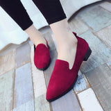 Loafers Casual Suede Slip on Boat Comfortable Ballet Flats - Easy Pickins Store