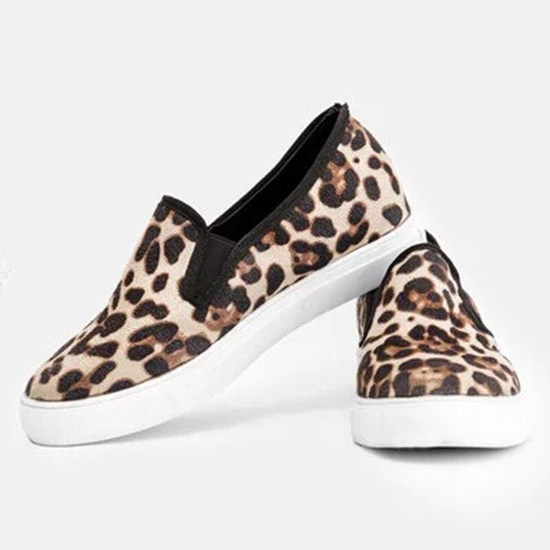 Loafers Leopard Slip on Comfortable Flats - Easy Pickins Store