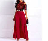 Long Sleeve High Waist Jumpsuit Elegant Slim - Easy Pickins Store