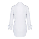 Long Sleeve Lapel Shirt Blouse - Easy Pickins Store