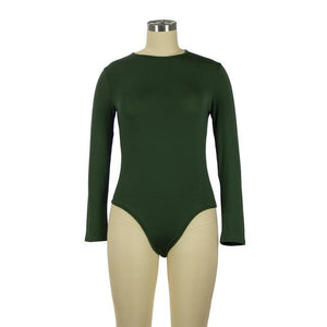 Long Sleeve Slim Jumpsuit Bottoming Romper - Easy Pickins Store