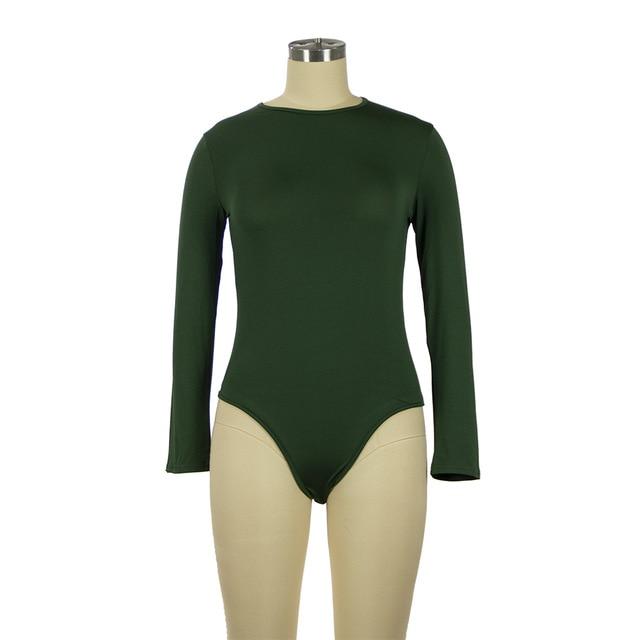 Long Sleeve Slim Jumpsuit Bottoming Romper - Easy Pickins Store
