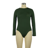 Long Sleeve Slim Jumpsuit Bottoming Romper - Easy Pickins Store