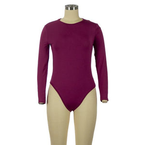 Long Sleeve Slim Jumpsuit Bottoming Romper - Easy Pickins Store