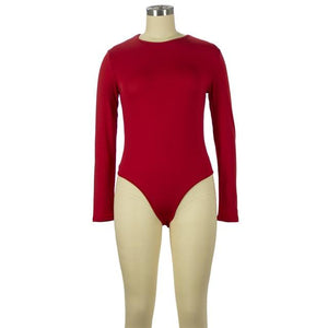 Long Sleeve Slim Jumpsuit Bottoming Romper - Easy Pickins Store