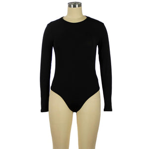 Long Sleeve Slim Jumpsuit Bottoming Romper - Easy Pickins Store