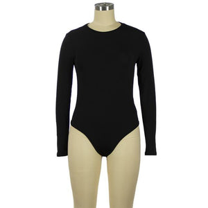 Long Sleeve Slim Jumpsuit Bottoming Romper - Easy Pickins Store