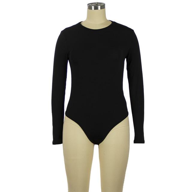 Long Sleeve Slim Jumpsuit Bottoming Romper - Easy Pickins Store