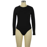 Long Sleeve Slim Jumpsuit Bottoming Romper - Easy Pickins Store