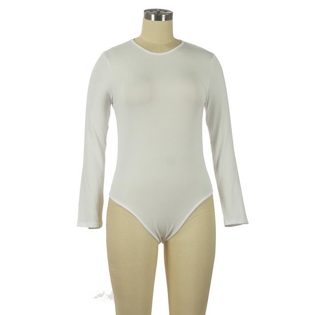 Long Sleeve Slim Jumpsuit Bottoming Romper - Easy Pickins Store