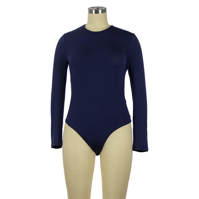 Long Sleeve Slim Jumpsuit Bottoming Romper - Easy Pickins Store