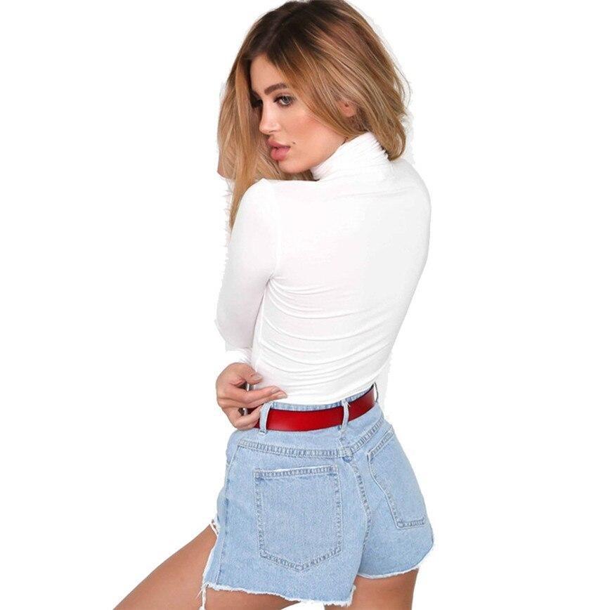 Long Sleeve Turtleneck Skinny Bodysuit - Easy Pickins Store