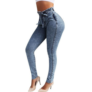 Loose Denim Casual Small Feet Slim Fit Jeans - Easy Pickins Store