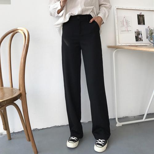 Loose High Waist Casual Long Pockets Pants - Easy Pickins Store