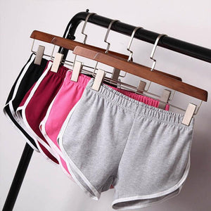 Loose Soft Cotton Workout Waistband Skinny Stretch Short - Easy Pickins Store