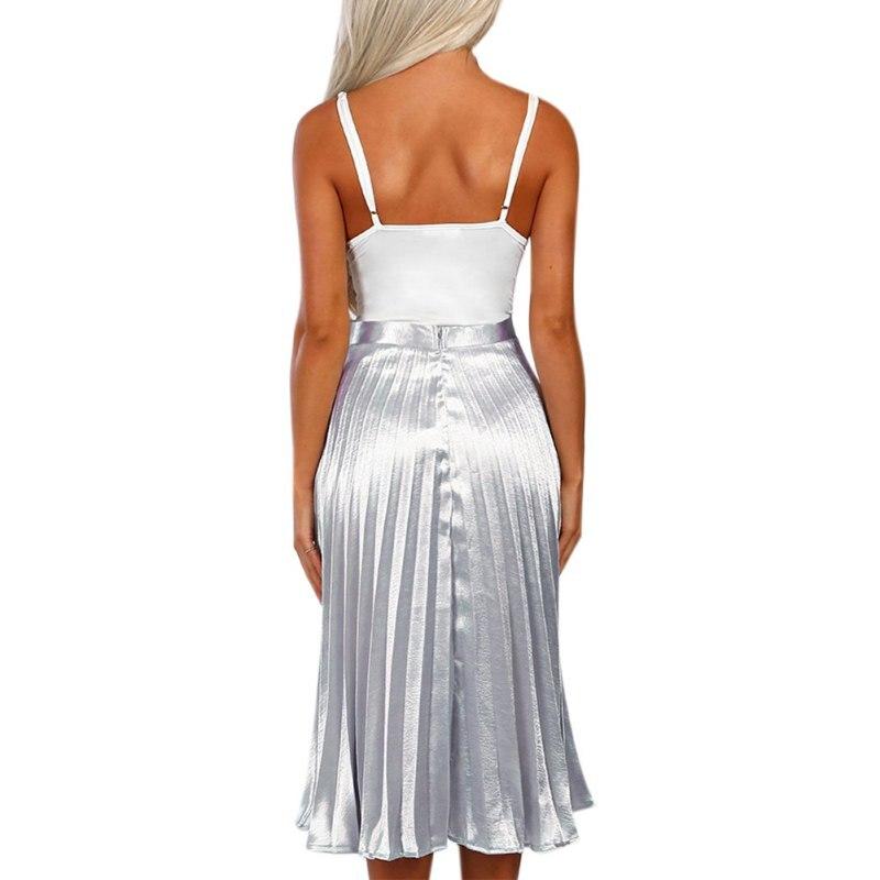 Low cut Dress Wrinkle Waist Backless Elegant Sling Slim Dress - Easy Pickins Store