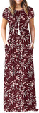 Maxi Long Dress Short Sleeve with Pockets - Easy Pickins Store
