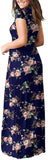 Maxi Long Dress Short Sleeve with Pockets - Easy Pickins Store