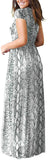 Maxi Long Dress Short Sleeve with Pockets - Easy Pickins Store
