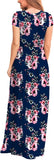 Maxi Long Dress Short Sleeve with Pockets - Easy Pickins Store