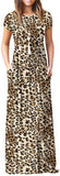 Maxi Long Dress Short Sleeve with Pockets - Easy Pickins Store