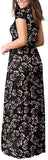 Maxi Long Dress Short Sleeve with Pockets - Easy Pickins Store