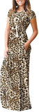 Maxi Long Dress Short Sleeve with Pockets - Easy Pickins Store