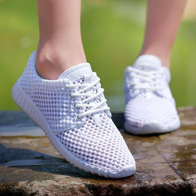 Mesh Hollow Soft Lightweight Sneakers Vulcanize Breathable - Easy Pickins Store