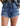 Mid Rise Shorts Frayed Raw Hem Ripped Denim Jean Shorts - Easy Pickins Store