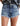Mid Rise Shorts Frayed Raw Hem Ripped Denim Jean Shorts - Easy Pickins Store