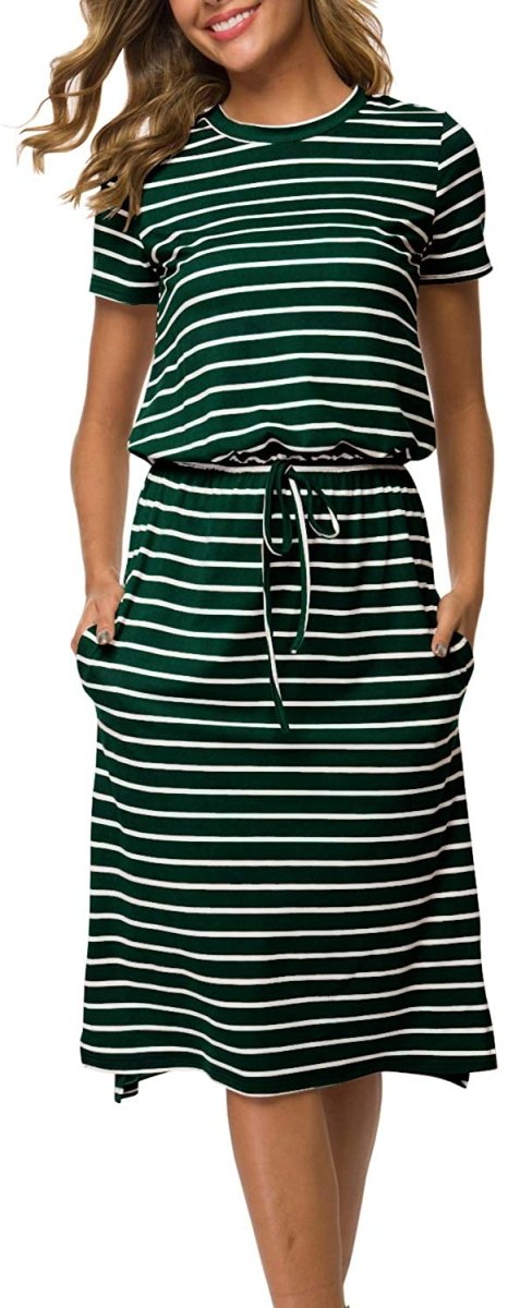 Midi Dress with Pockets - Easy Pickins Store
