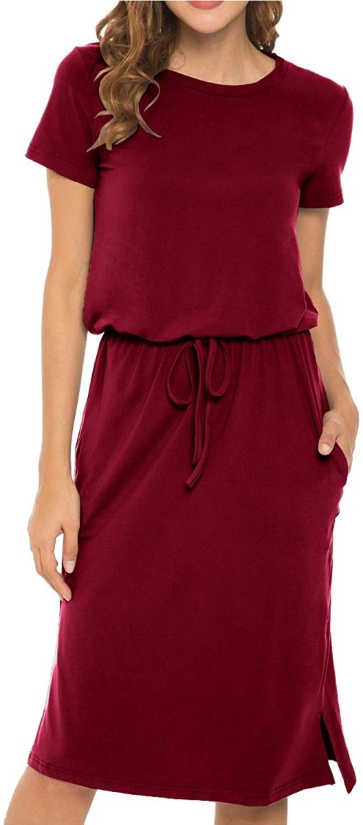 Midi Dress with Pockets - Easy Pickins Store