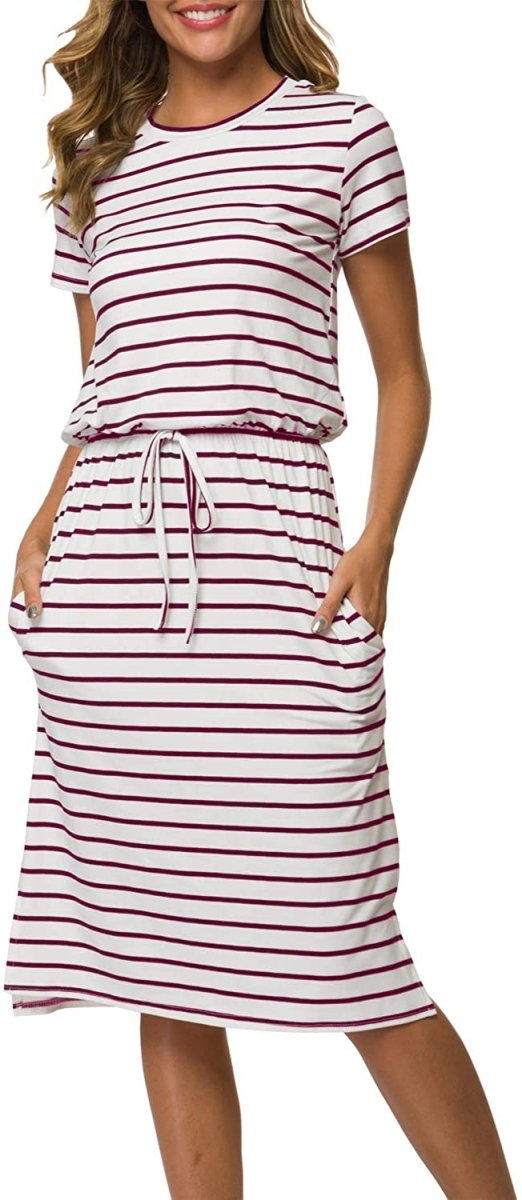 Midi Dress with Pockets - Easy Pickins Store
