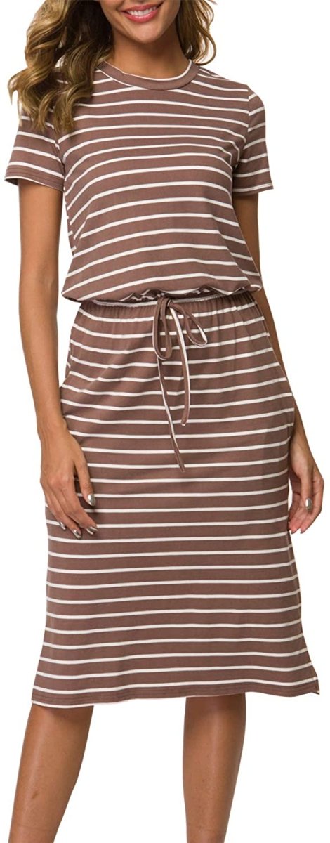 Midi Dress with Pockets - Easy Pickins Store