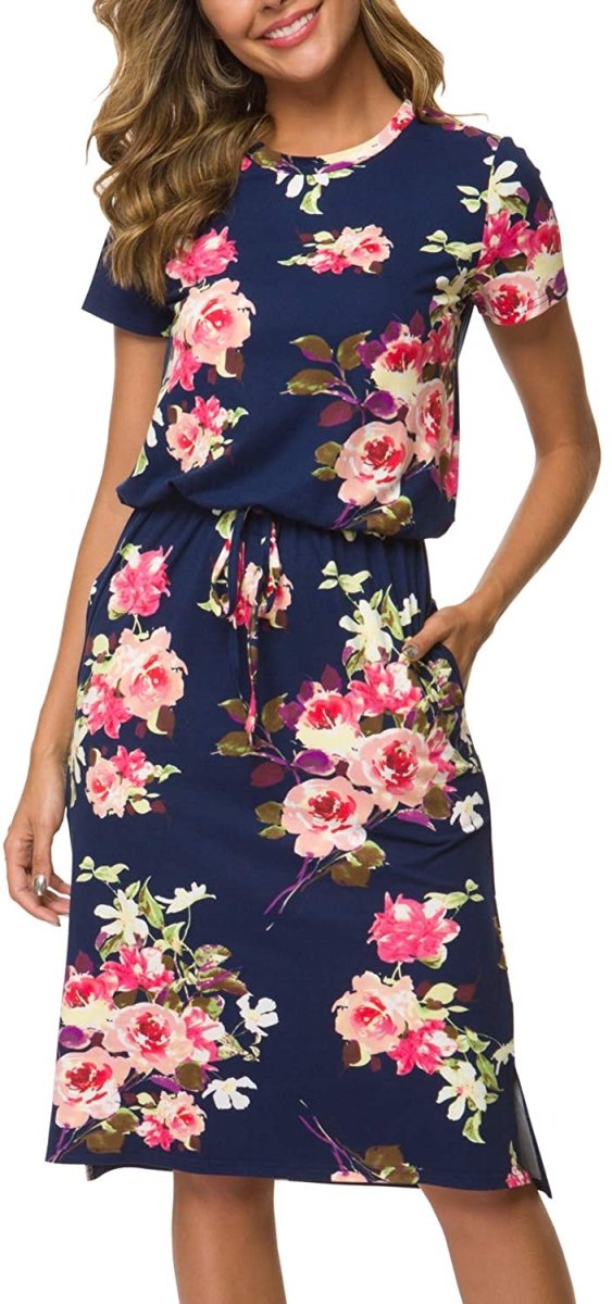 Midi Dress with Pockets - Easy Pickins Store
