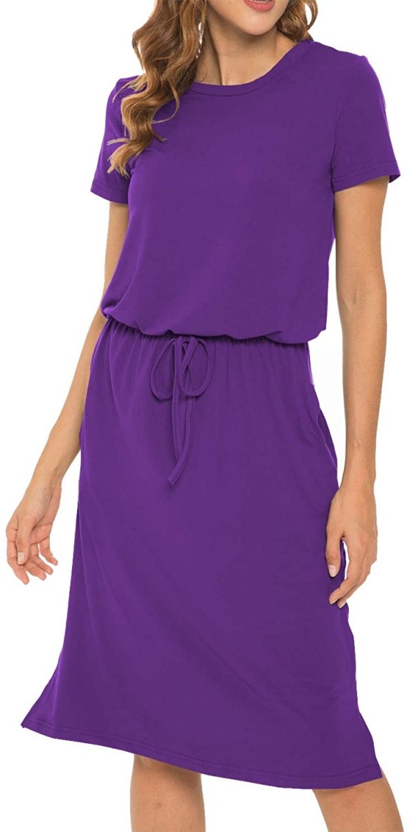 Midi Dress with Pockets - Easy Pickins Store