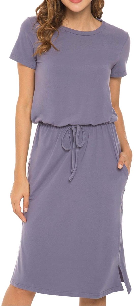 Midi Dress with Pockets - Easy Pickins Store