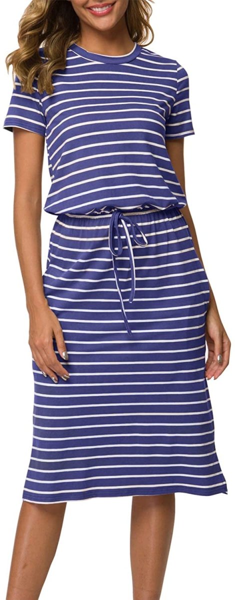 Midi Dress with Pockets - Easy Pickins Store