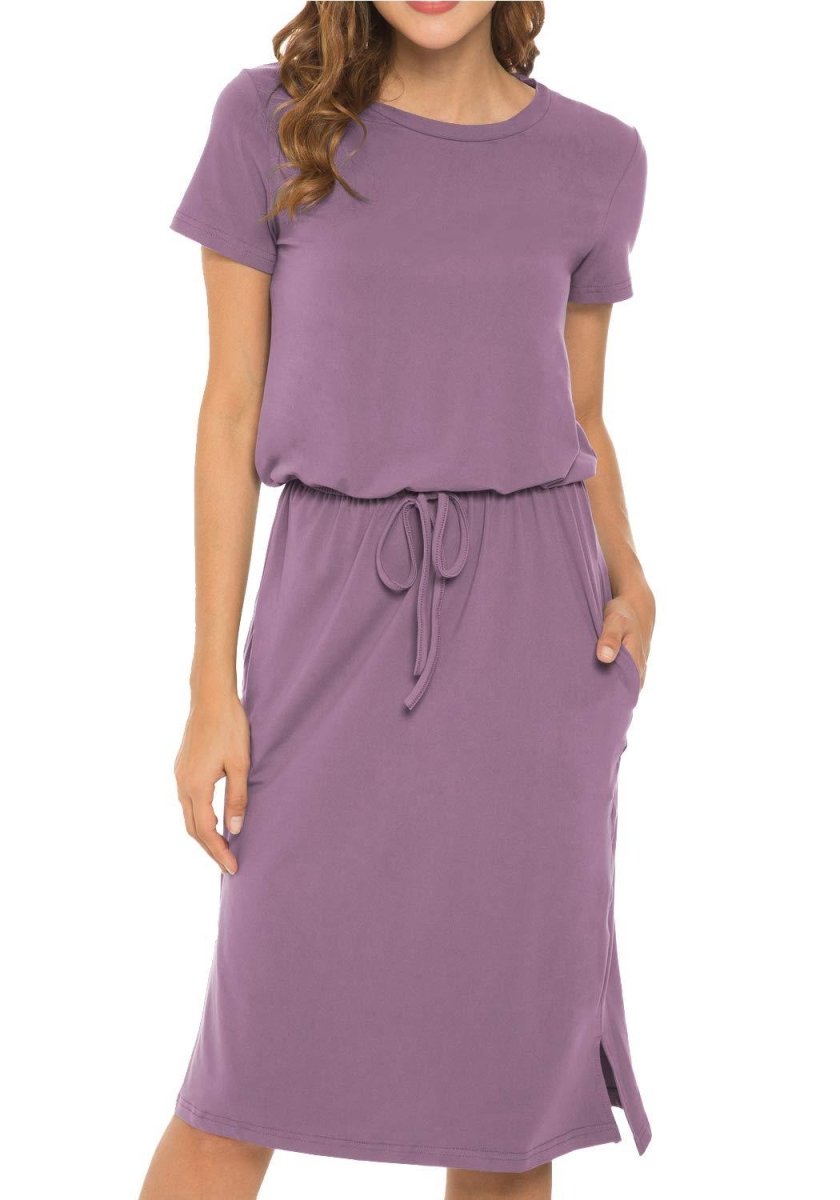 Midi Dress with Pockets - Easy Pickins Store