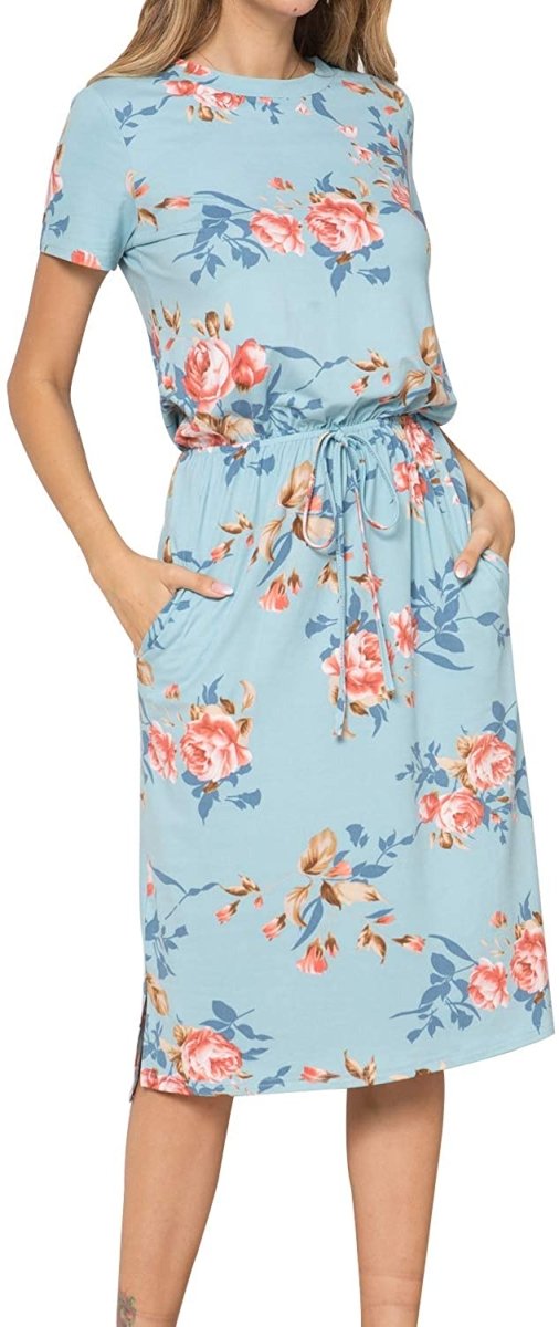 Midi Dress with Pockets - Easy Pickins Store