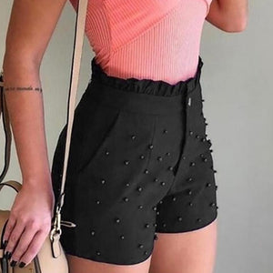 New Woman Fashion Shorts Sexy Summer Woman Embroidered Flares Skinny High Waist Short Pants - Easy Pickins Store