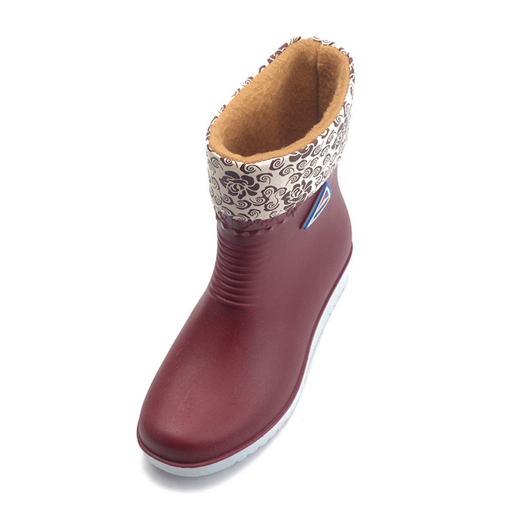 Non slip Rain Boots Waterproof Round Toe - Easy Pickins Store