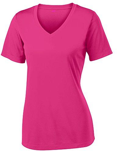 Pack of 2. Women's Short Sleeve Moisture Wicking Athletic Shirt - Easy Pickins Store