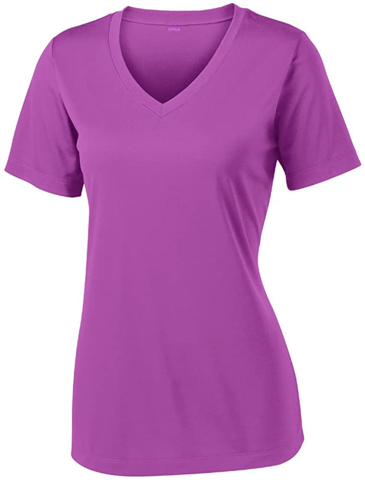 Pack of 2. Women's Short Sleeve Moisture Wicking Athletic Shirt - Easy Pickins Store
