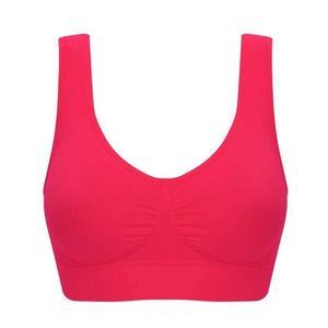 Padded Seamless Bra Vest Rimless Plus Sizes Removable - Easy Pickins Store