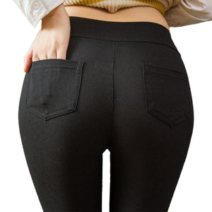 Pencil Pants Cotton Pocket Slim Denim Skinny - Easy Pickins Store